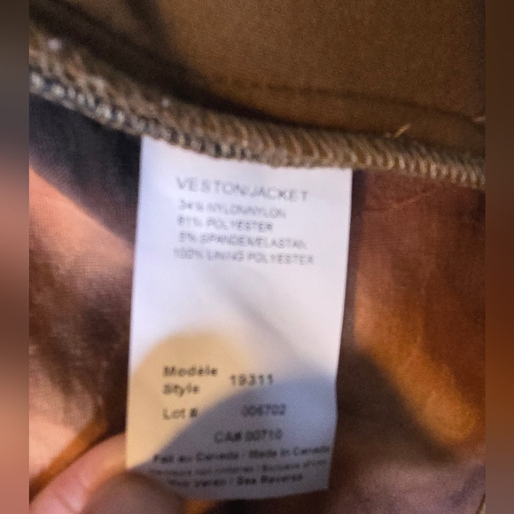 Joseph Ribkoff Metallic Animal Print Fitted Zip Jacket Size 12 Canada Edgy - Picture 8 of 11